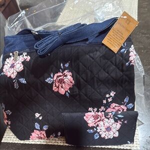 Vera Bradley Floral Quilted Tote Bag